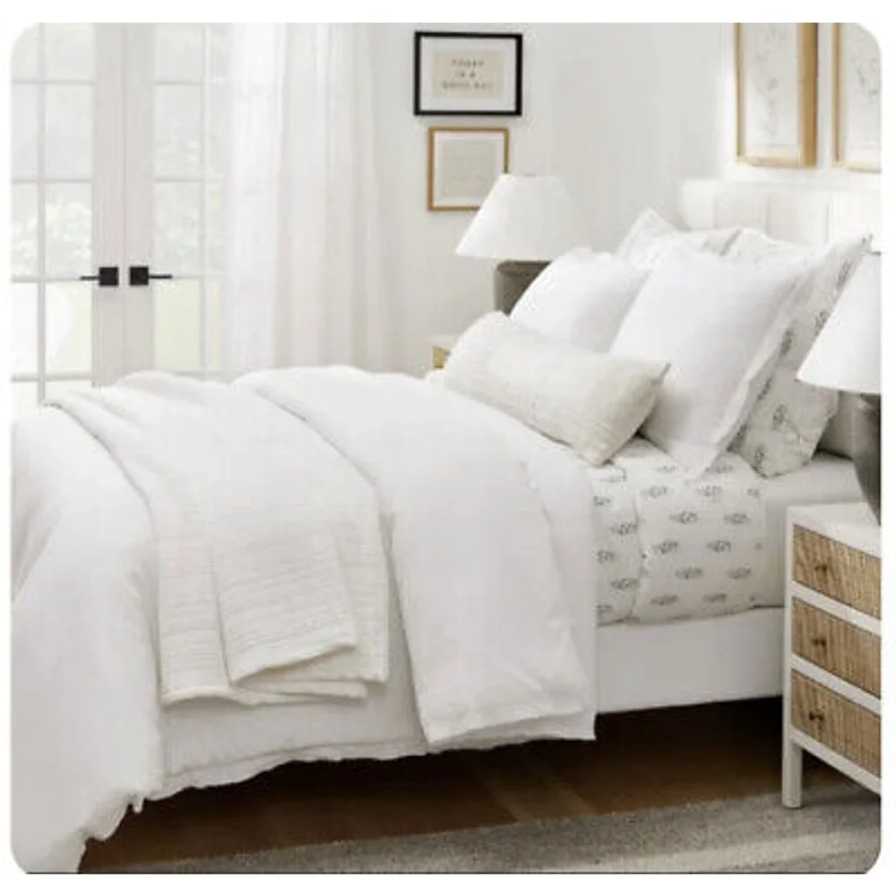 Studio McGee White Queen Comforter and Shams Set